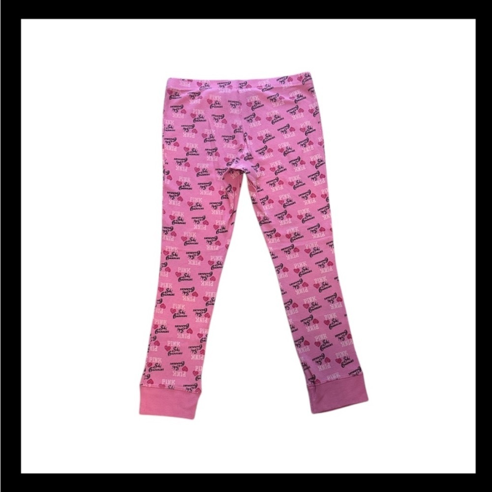 Vintage Victoria's Secret PINK Ski Bunnies Thermal Sleep Set Size Small - Picture 6 of 7